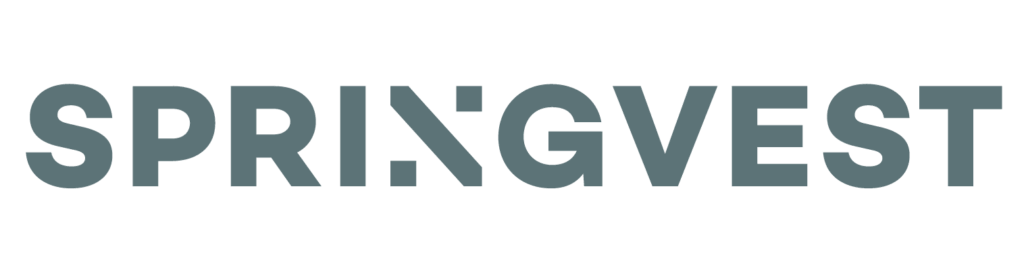 Springvestin logo harmaa