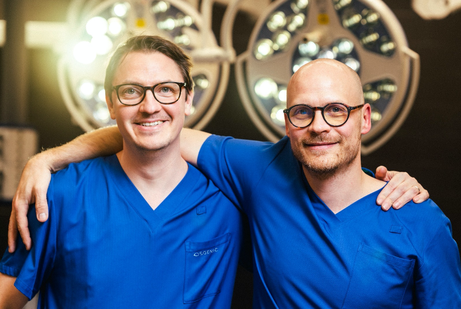 Osgenicin perustaja Arne Schlenzka ja Robert Björkenheim.