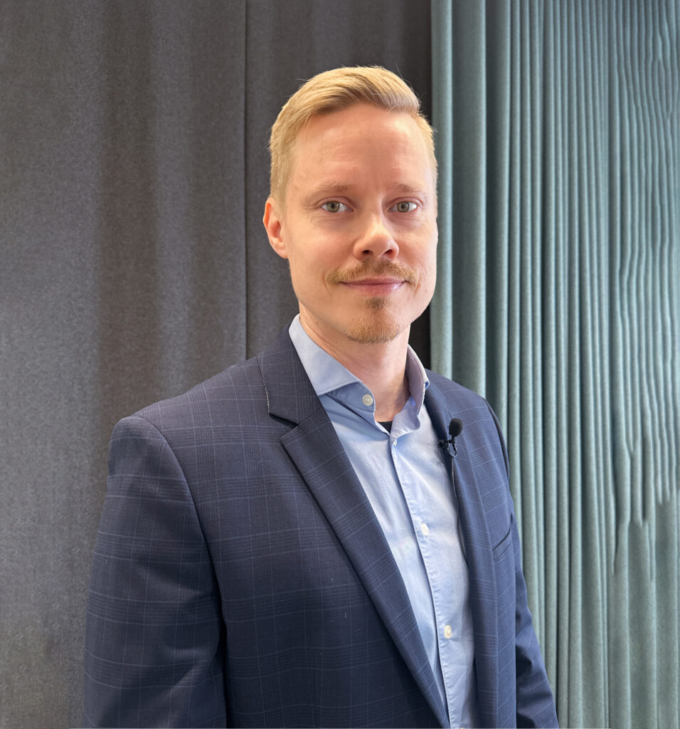 Aivosähkökäyrän mittausteknologiaa kehittävän terveysteknologiayhtiö Cerenionin toimitusjohtaja Jukka Kortelainen
