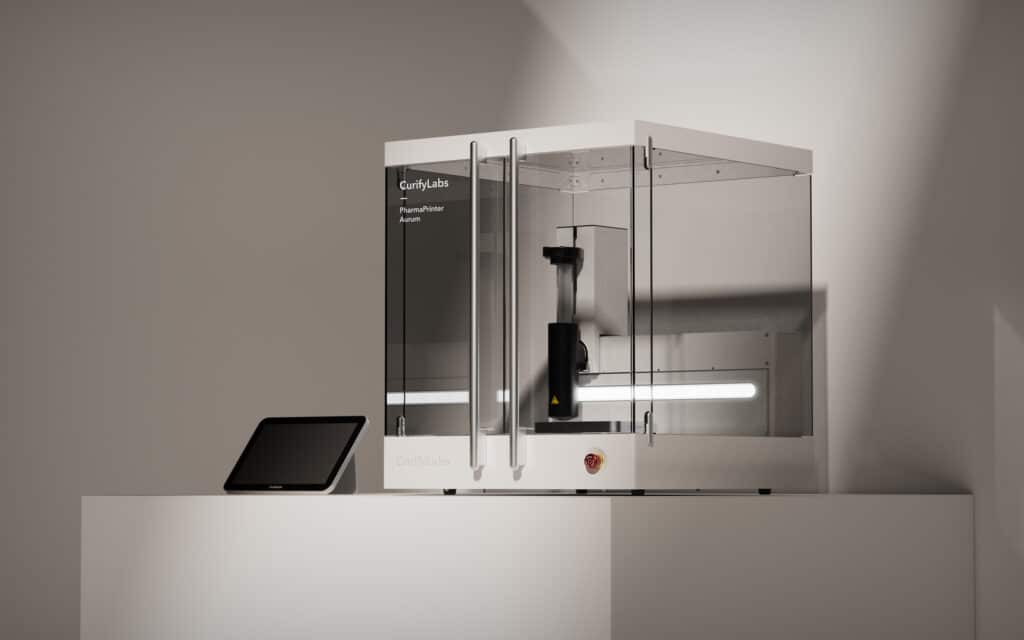 CurifyLabsin Aurum-3d-lääketulostin.